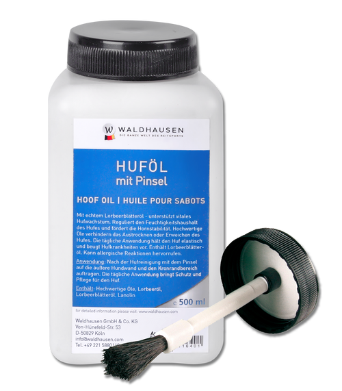 Huföl mit Lorbeeröl mit Pinsel 500 ml